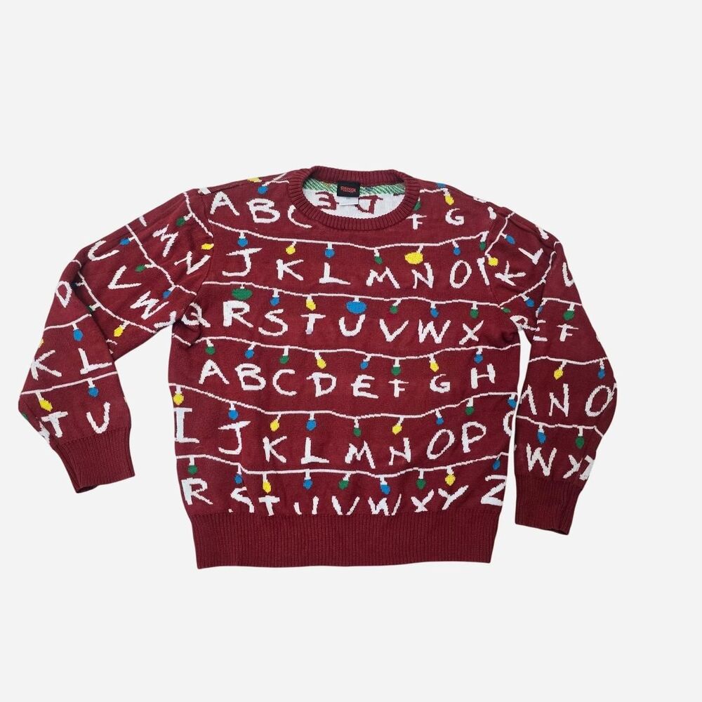 Stranger Things Christmas sweater Men's Size XXL